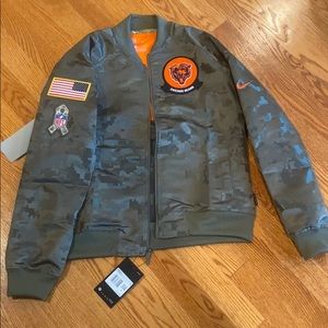 Womens Nike Chicago Bears Salute to Service jacket